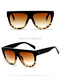 de <span class=keywords><strong>dos</strong></span> colores de <span class=keywords><strong>los</strong></span> hombres y las mujeres de <span class=keywords><strong>dos</strong></span> colores de gran tamaño superior plano sunvision gafas de sol tonos - Product Image 5