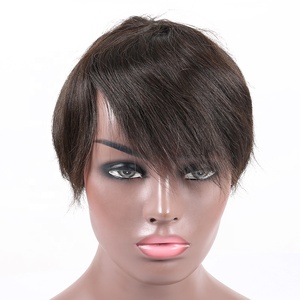 Brasileña Super delgada piel PU peluquín hombres de cabello humano - Product Image 4