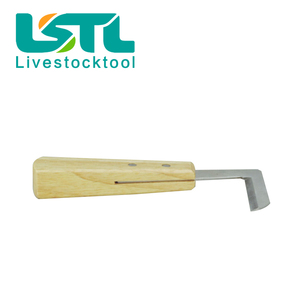 Fournisseur professionnel Instruments Vétérinaires Bovins Cheval NeatsFoot Parage Outils taureau Vache Chèvre Faucille Couteau À Sabot - Product Image 4