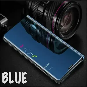 Dokunmatik Temizle Görünüm Ayna Cüzdan Deri Flip cep telefonu standı Kılıf Kapak için Huawei P20 Lite P10 P30 Mate 10 Pro 20 20X