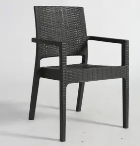 Outdoor Plastic gas assist rattan chair mould with high quality
