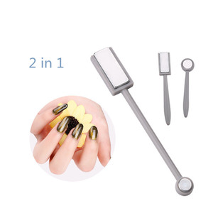 Di alta Qualità occhio di gatto del gel two way nail art pen Strumenti <span class=keywords><strong>Penna</strong></span> <span class=keywords><strong>Magnete</strong></span> - Product Image 1