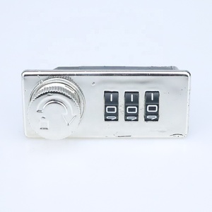 XMM-5012 Đen Bạc Thiết Lập Lại Kết Hợp Khóa Tủ 3 Khóa Mật Khẩu Kỹ Thuật Số Áp Dụng Trên Tủ Ngăn Kéo Khóa - Product Image 4