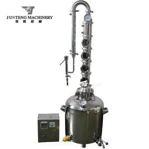 Aangepaste 50l Alcohol Destillatie Apparatuur Huishoudelijke Rode Koperen Whisky Reflux Distilleerder