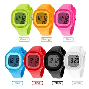 Movt — <span class=keywords><strong>montre</strong></span> numérique chinoise en Silicone Odm pour enfants, carré, analogique, Design, <span class=keywords><strong>Bracelet</strong></span> en <span class=keywords><strong>plastique</strong></span>, 9mm, boucle à crochet, 2020 - Product Image 4
