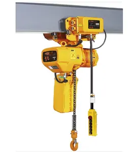 China Factory wholesale low headroom HHBB 100kg electric chain 1ton kito hoist