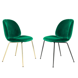Cómodo de silla tapizados de Metal piernas escarabajo silla con <span class=keywords><strong>Grey</strong></span> de comedor de cuero habitación escarabajo sillas - Product Image 4