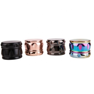 2.5 Inch 4-Piece Aluminium Chromium Crusher Drum 63 mm Diameter Boxed Tobacco Spice &amp; Herb Grinder <strong>Lighters</strong> <strong>Smoking</strong> <strong>Accessories</strong> - Product Image 6