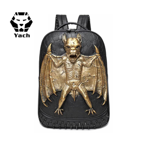 Créatif 3D Batman homme <span class=keywords><strong>AliExpress</strong></span> Hot pu <span class=keywords><strong>Sac</strong></span> À Dos <span class=keywords><strong>Sac</strong></span> D'ordinateur Étanche en forme d'animal tridimensionnelle sacs à dos - Product Image 1