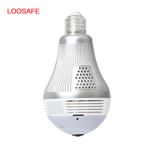 Casa de seguridad inalámbrica cámara panorámica de 360 grados de visión de noche bombilla de luz de la cámara - Product Image 1