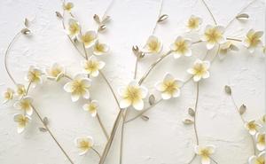 Conception d'image de <span class=keywords><strong>papier</strong></span> <span class=keywords><strong>peint</strong></span> d'impression de fleur ignifuge de décoration de maison pour le <span class=keywords><strong>salon</strong></span> - Product Image 6