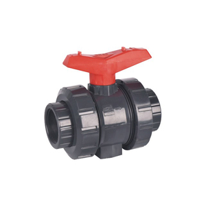 Cpvc pvc plástico tornillo tipo therad verdadera doble unión válvula de bola - Product Image 6