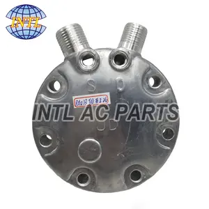 SD7H15 Compressor Back Cover Vertical 8 and 10 O-Ring Cylinder Head