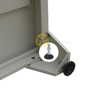 Armario de acero industrial de 6 puertas para Taller, armario de metal, armario de almacenamiento con barras colgantes - Product Image 5