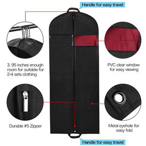 Изготовленные на заказ мешки для одежды для путешествий, дышащий костюм, чехол для одежды, сумки для одежды, индивидуальный чехол для платья - Product Image 4