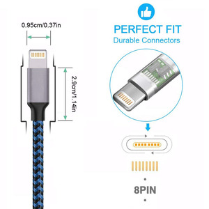 Cable USB <span class=keywords><strong>Original</strong></span> para <span class=keywords><strong>Apple</strong></span> <span class=keywords><strong>iPhone</strong></span> 7 Cable de <span class=keywords><strong>cargador</strong></span> - Product Image 4