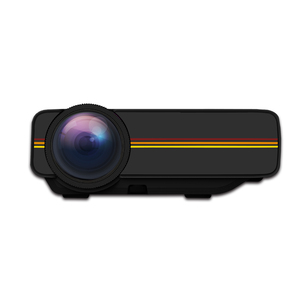 Casa teatro tv película mini portátil LCD LED cable inalámbrico bluetooth wifi proyector YG410 con 480 p 1200LM para smartphone - Product Image 2
