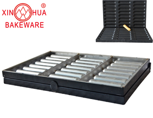Set di Teglie Antiaderenti Riutilizzabili di Alta Qualità per 21 Panini per Hot Dog, Direttamente dalla Fabbrica, per Cucina Domestica - Product Image 1