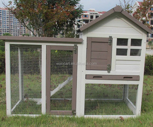 Pas cher de Haute qualité en bois lapin huntch lapin maison <span class=keywords><strong>cage</strong></span> avec run - Product Image 1