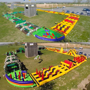 Pista de obstáculos inflable de alta calidad para adultos, divertido, para exteriores - Product Image 3
