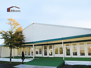 سرادق حائطي زجاجي شفاف عالي الجودة للاستخدام في الخارج خيمة مأدبة عمل عازلة للصوت - Product Image 2