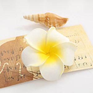 Flor <span class=keywords><strong>de</strong></span> Plumeria <span class=keywords><strong>de</strong></span> espuma Artificial para decoración <span class=keywords><strong>de</strong></span> sombreros, V-1102, venta al por mayor - Product Image 5