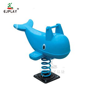 Baleine Forme Aire de Jeux Extérieure Jouet Printemps Cheval À Bascule Pour Enfants Et Kiddie Rider - Product Image 1