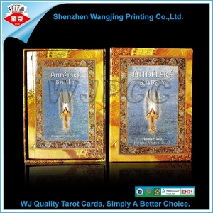 Diseño personalizado Tarjeta de <span class=keywords><strong>tarot</strong></span> impresión borde oro plata <span class=keywords><strong>tarot</strong></span> Oracle tarjetas - Product Image 2