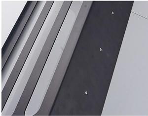 Cuarto de baño de pared hueca montado <span class=keywords><strong>negro</strong></span> estante de toalla con cinco gancho - Product Image 4