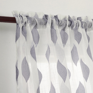 Nouvelle conception jacquard crest home design rideau pour fenêtre <span class=keywords><strong>coulissante</strong></span> - Product Image 3