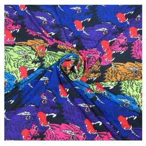 Vải in kỹ thuật số họa tiết động vật chất liệu len <span class=keywords><strong>dobby</strong></span> <span class=keywords><strong>chiffon</strong></span> xuất xưởng dành cho may mặc - Product Image 1