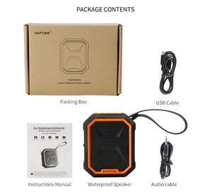 <span class=keywords><strong>Mini</strong></span> Stéréo Amplifié Portable Sans Fil bluetooth Haut-parleurs Avec Caisson De Basses Haut-Parleur Étanche - Product Image 6