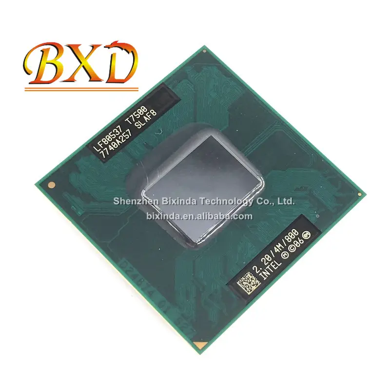 Core Duo T7500 CPU 4M Cache 2.2GHz 800MHz FSB Dual-Core Laptop processor
