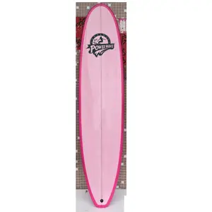 Obral Papan Selancar Papan Selancar Funboard Epoksi 8'0 Papan Selancar Warna Resin Merah Muda