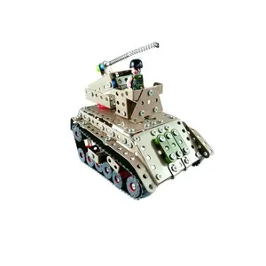 DIY araba ordu minyatür diecast modeli bulmaca ucuz araç askeri metal mini tankı çocuk için oyuncak