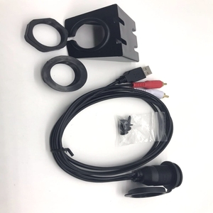 La instalación en el vehículo de <span class=keywords><strong>USB</strong></span> 2,0 <span class=keywords><strong>jack</strong></span> de audio de 3,5mm <span class=keywords><strong>a</strong></span> 2rca de extensión de <span class=keywords><strong>cable</strong></span> - Product Image 2