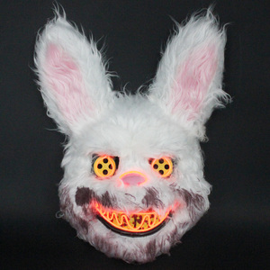 Fantasia de Halloween Máscara de Coelho Assustadora e Personalizada para Baile de Máscaras, Máscara Facial de Coelho Maligno para Crianças - Product Image 5
