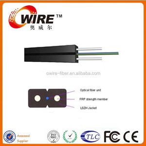 FTTH fiber to <span class=keywords><strong>the</strong></span> home fiber optic drop kabel 1 2 4 faser optional LSZH Jacke - Product Image 6