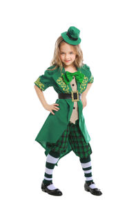 girl Lucky Leprechaun Irish <strong>St</strong> <strong>Patricks</strong> <strong>Day</strong> Fancy <strong>Dress</strong> Costume Out <strong>Patrick's</strong> <strong>day</strong> costumes - Product Image 4