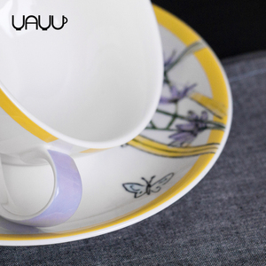 China proveedor <span class=keywords><strong>de</strong></span> alta-diseño chino cerámica flora café y té - Product Image 3