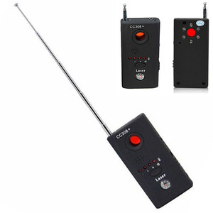 <strong>CC308</strong>+ <strong>Detector</strong> Portable Anti Spy Camera <strong>Detector</strong> Eavesdroping Finder Wireless <strong>CC308</strong> Laser RF Camera <strong>Detector</strong>