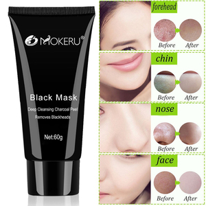 Mokeru-mascarilla purificadora para el cuidado de la piel, 60g, eliminador de espinillas, limpiador profundo, mascarilla negra, carbón vegetal - Product Image 2