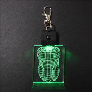 Đèn <span class=keywords><strong>Led</strong></span> 3D Ban Đêm Đèn Nhỏ Nút Ấn Nhỏ Móc Khóa Hình Chữ Nhật Hình Dạng Cho Quà Tặng Ngày Lễ - Product Image 4