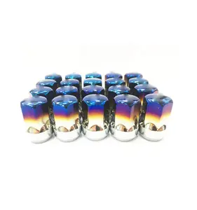 M12x1.5mm Roasted Blue Rays Lug Nuts Wheel Nuts Racing Spline Wheel Lock Nut
