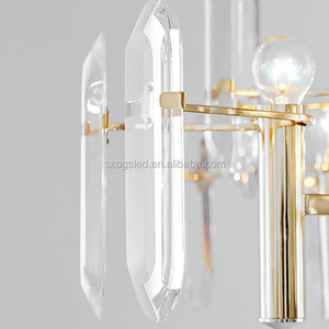 Italie moderne en verre doré de <span class=keywords><strong>style</strong></span> élément patch lustre/<span class=keywords><strong>suspension</strong></span> en verre - Product Image 4