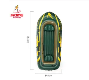 La cina produce barche a remi per Kayak in PVC laminato gonfiabile in gomma per sport acquatici con motore 1-4 persone