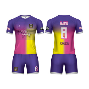 2019 ZHOUKA nuevo producto ropa de fútbol Jersey uniforme de tela de secado rápido para uniforme de fútbol - Product Image 1