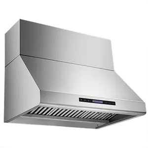 High-ende Commercial Industrial Restaurant Kitchen Ventilation Range haube 36-60inch (90-150cm) 2000CFM(3000M3/H) mit CE / ETL