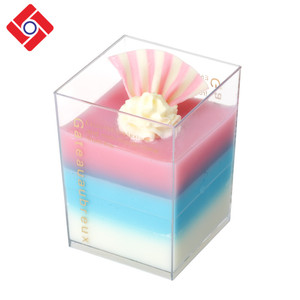 Suaves desechables cubo Ps postre bebida fría pudín de Mousse taza tiramisú de envases de plástico - Product Image 1