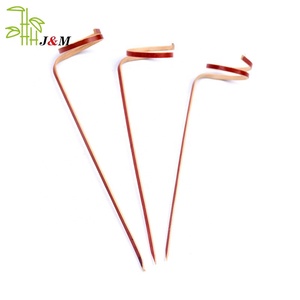Bague Cocktail Fruits Brochettes Bambou Boucle Pics - Product Image 2